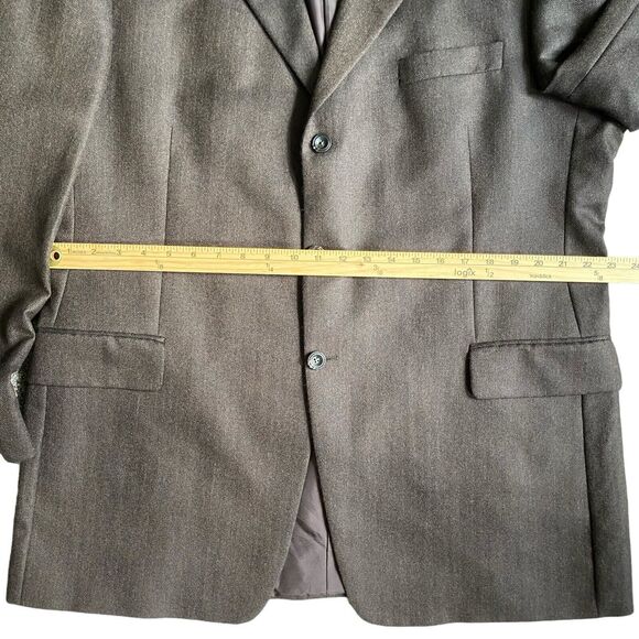 Nordstrom  Loro Piana Fabric Blazer Men’s 46T Brown WoolSport Coat Jacket - Picture 5 of 13